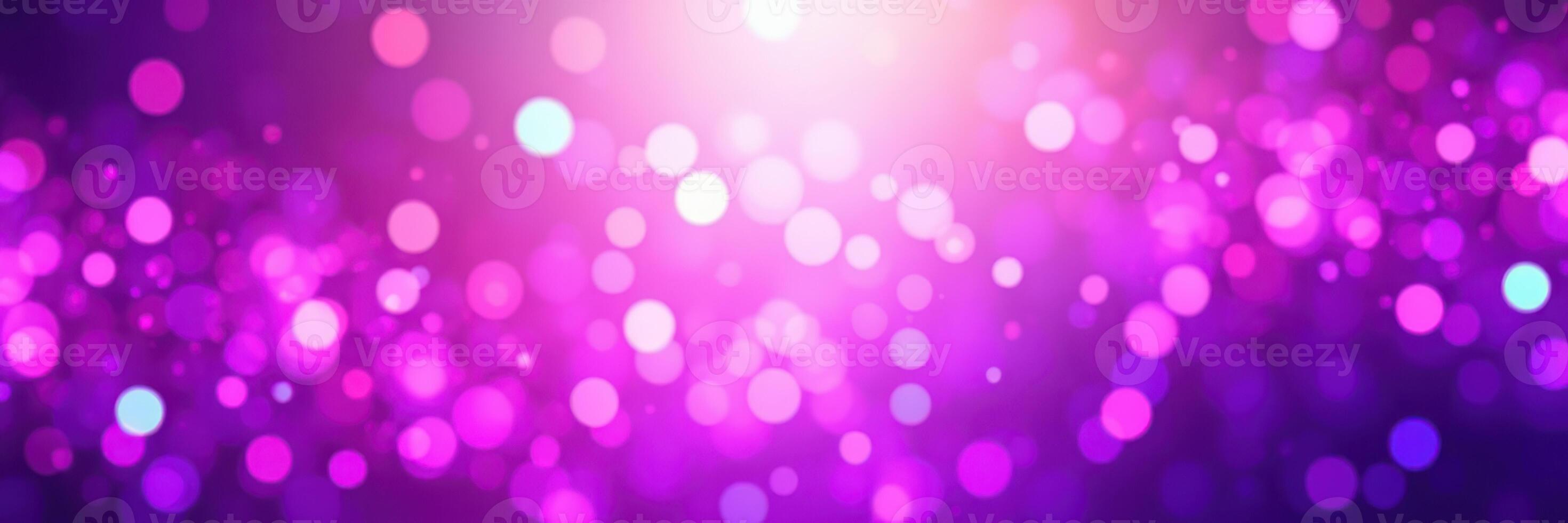 Colorful bokeh lights create a vibrant atmosphere in a festive setting at night photo