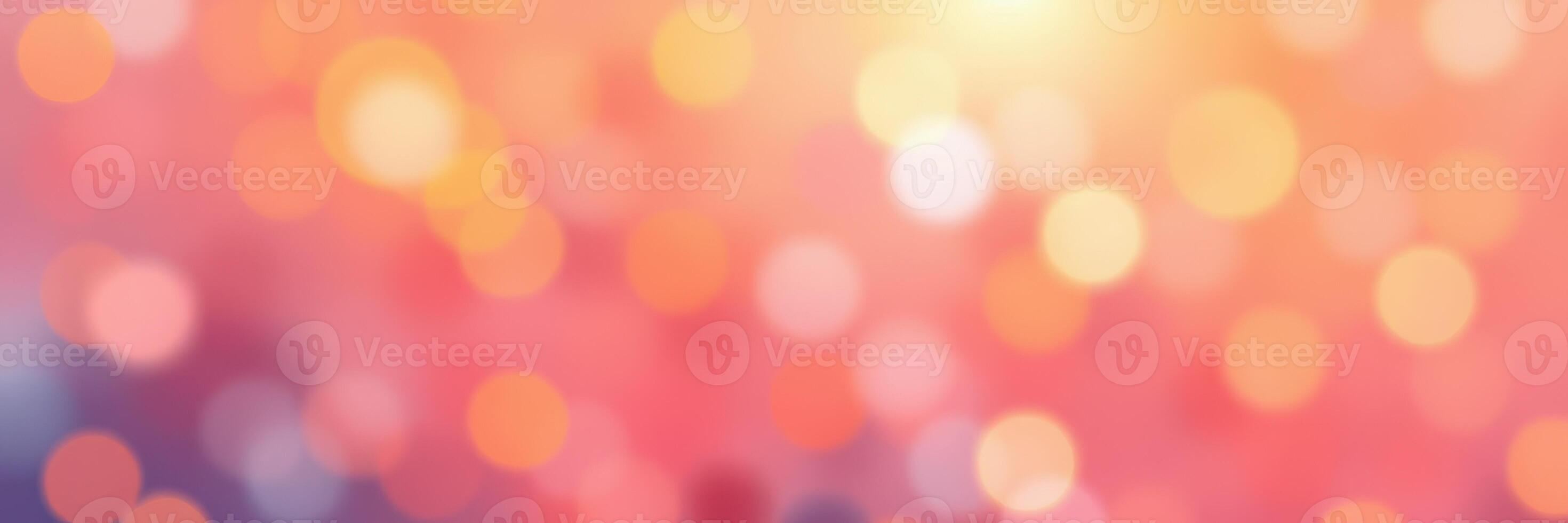 Colorful bokeh background with warm hues creating a dreamy atmosphere for artistic use photo