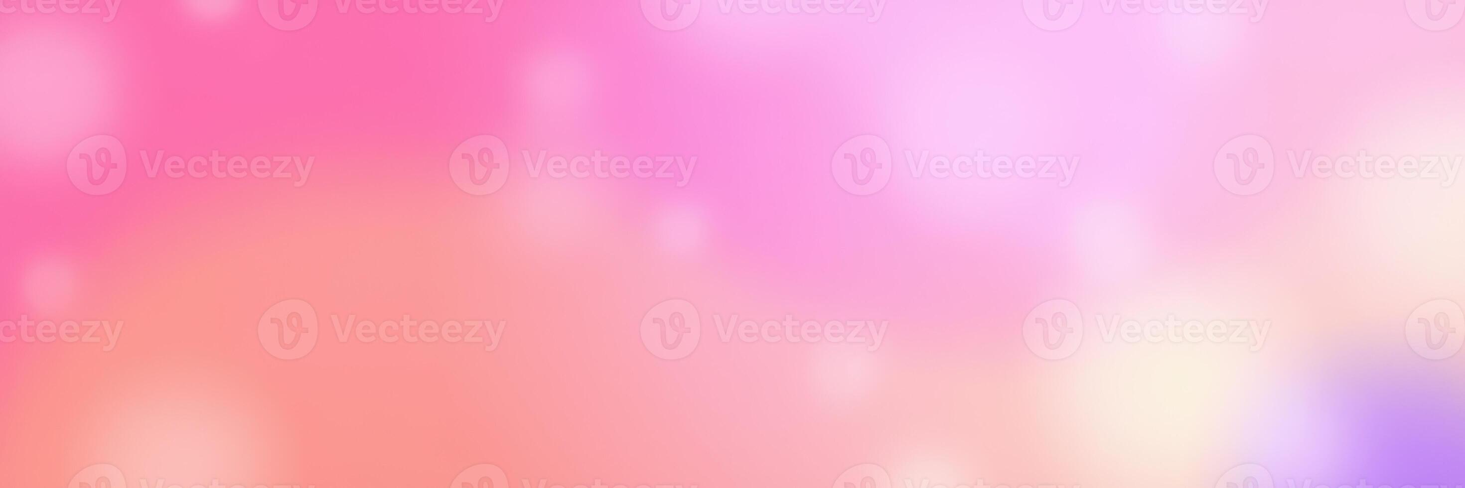 Bright and colorful abstract design showcasing soft pink and orange hues with blurred light effects in a vibrant setting photo
