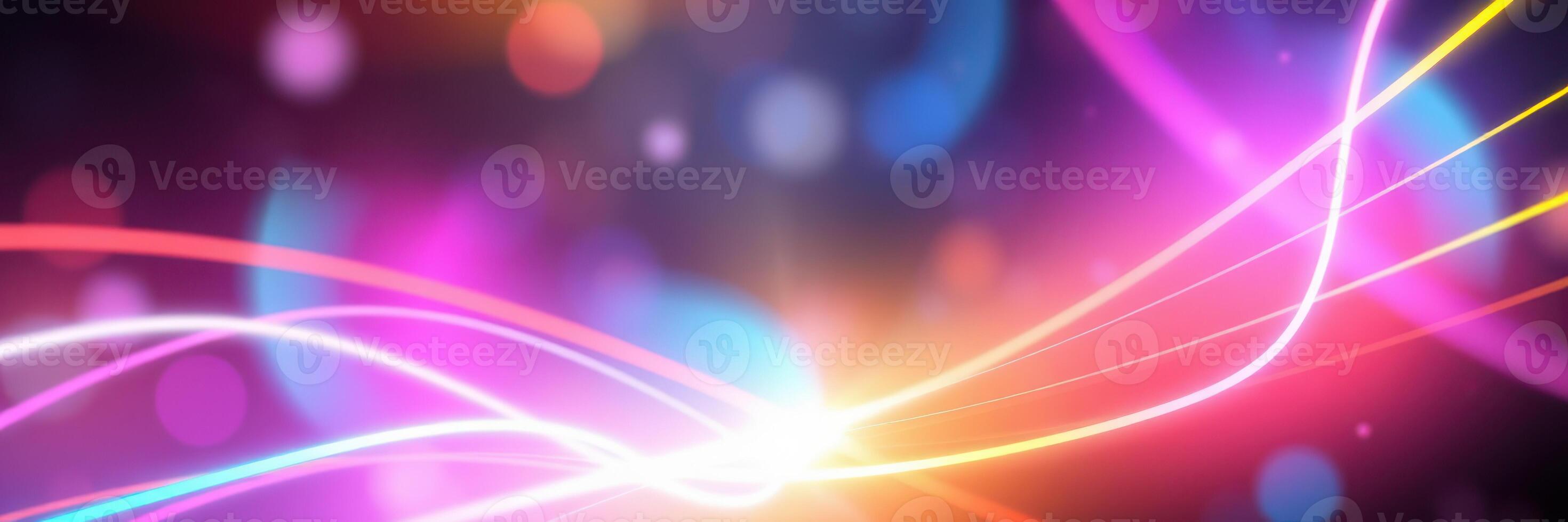 Colorful light trails create a vibrant abstract background full of energy and movement in a digital artwork photo