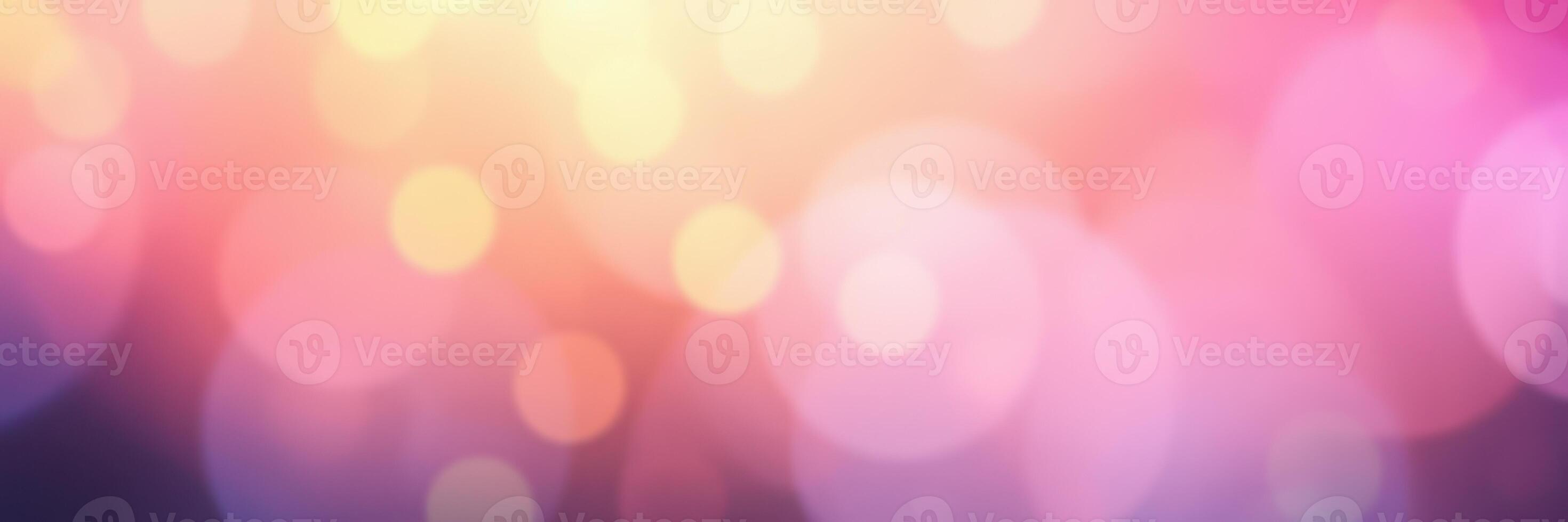 Colorful bokeh lights create a vibrant, dreamy atmosphere in a soft background during evening time photo