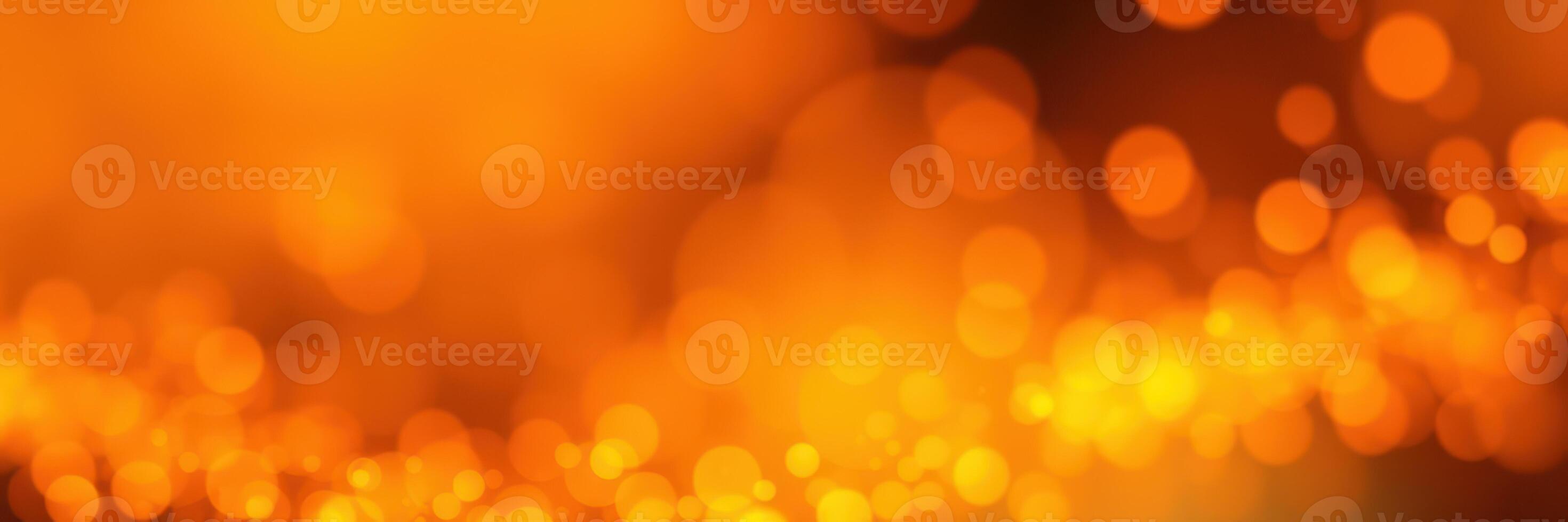 Bright orange lights create a warm and vibrant atmosphere during a festive celebration at night photo