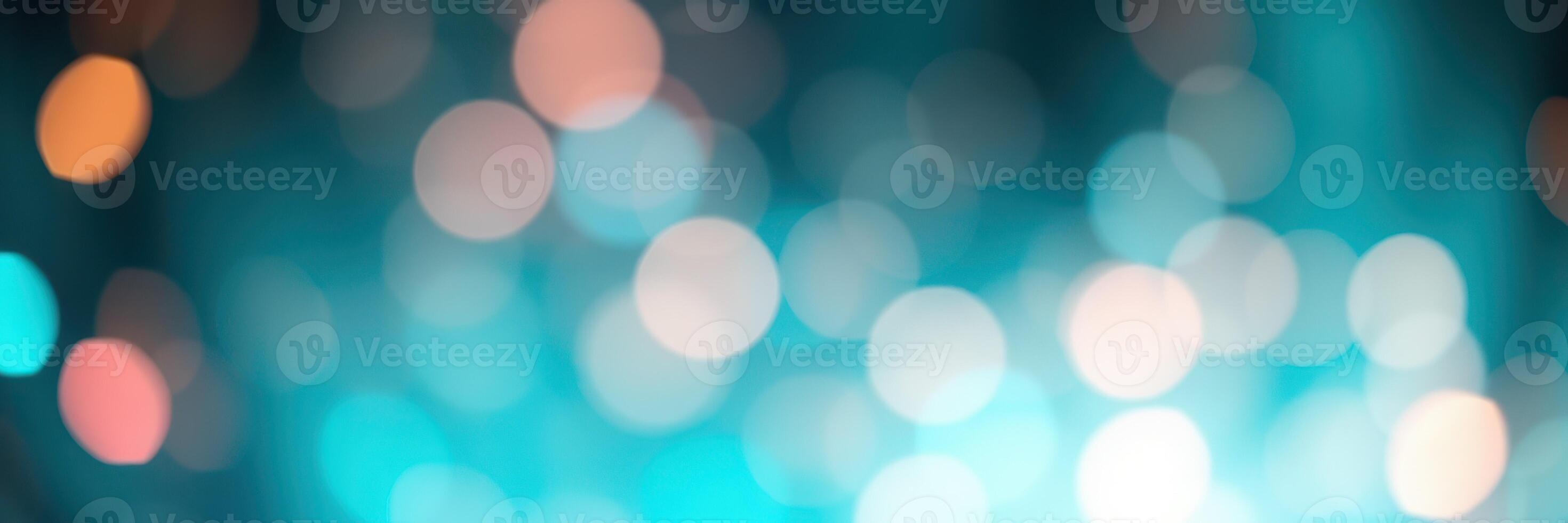 Colorful bokeh background with vibrant lights creating an atmospheric effect for celebrations or artistic projects photo