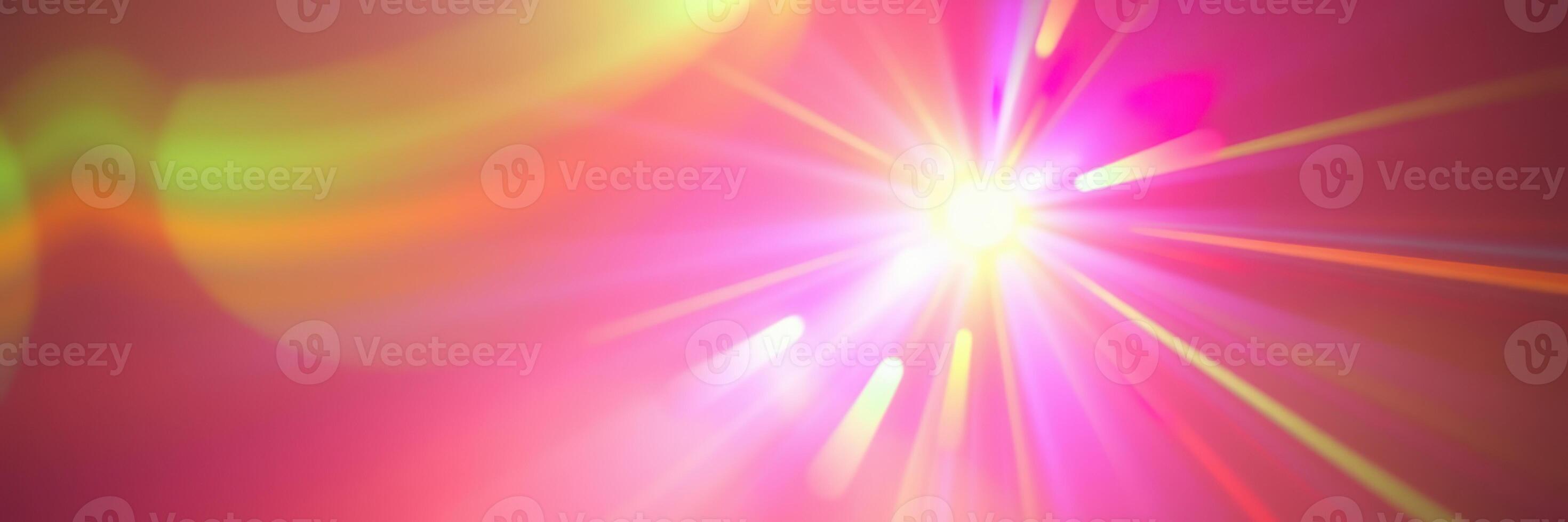 Colorful light rays create a vibrant atmosphere during an evening celebration or party in an indoor venue photo