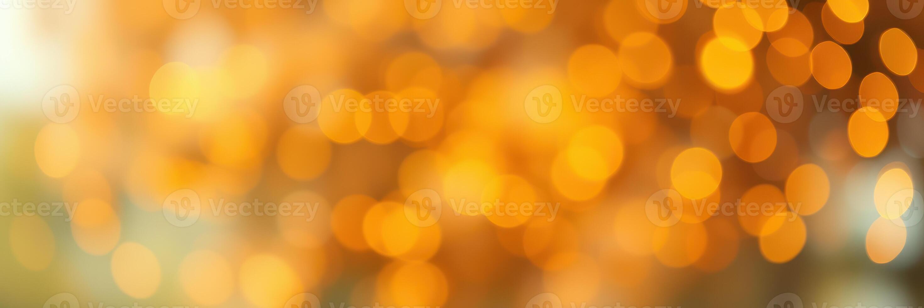 Golden bokeh lights create a warm ambiance during an evening outdoor gathering in a quiet park setting photo