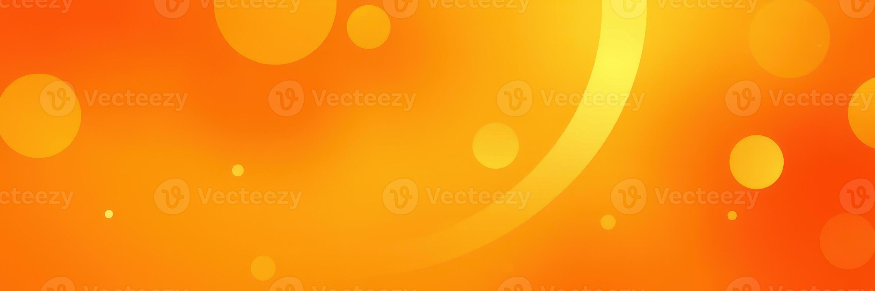 Vibrant orange background with circular patterns depicting warmth and energy during a sunny afternoon photo