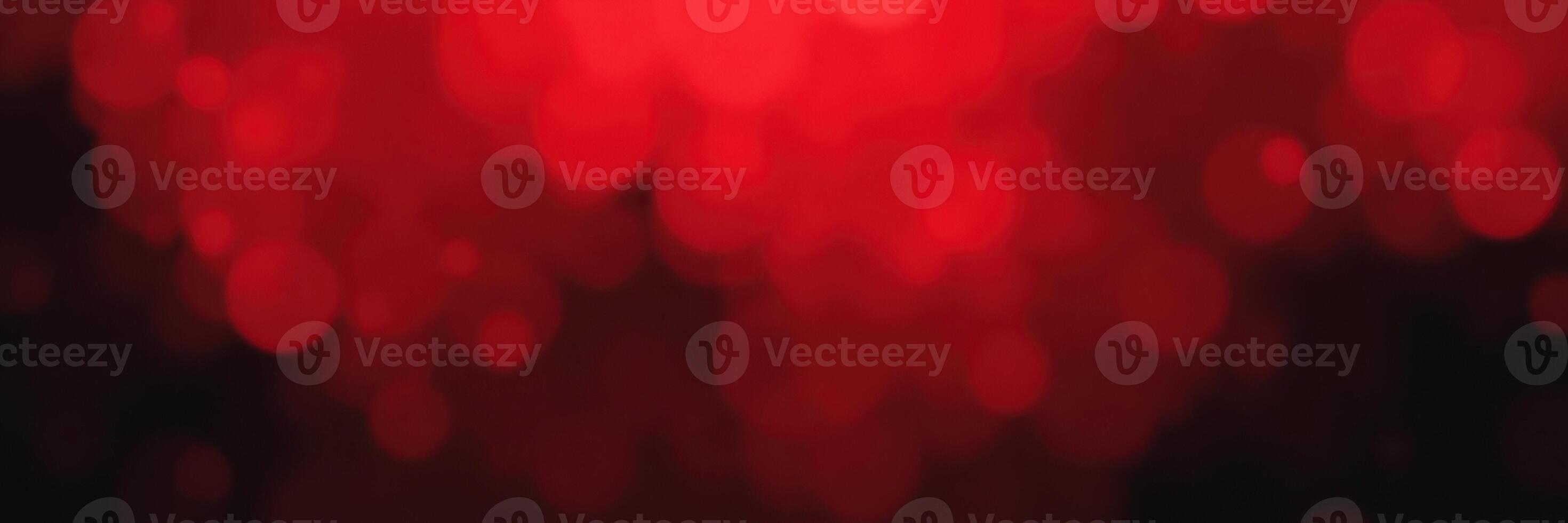 Red bokeh lights create a vibrant and festive atmosphere in a celebration setting photo