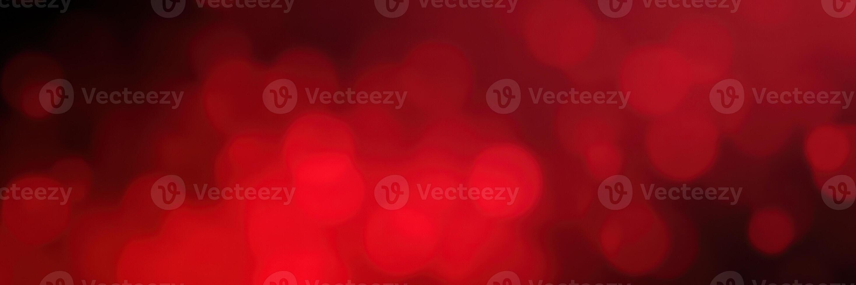 Vibrant red abstract background with blurred lights creating a warm atmosphere for creative projects photo