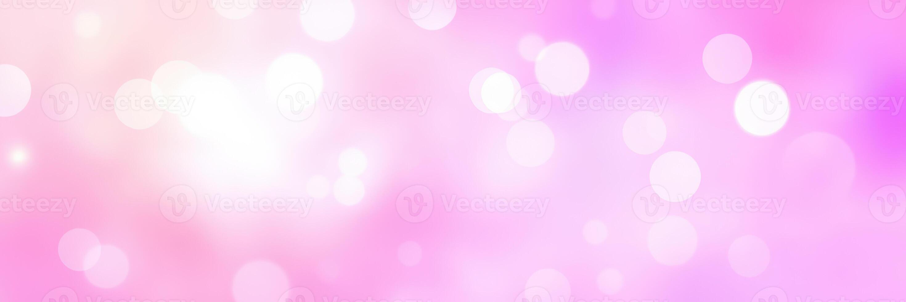 Soft pink bokeh lights create a dreamy atmosphere with gentle hues and sparkling highlights photo