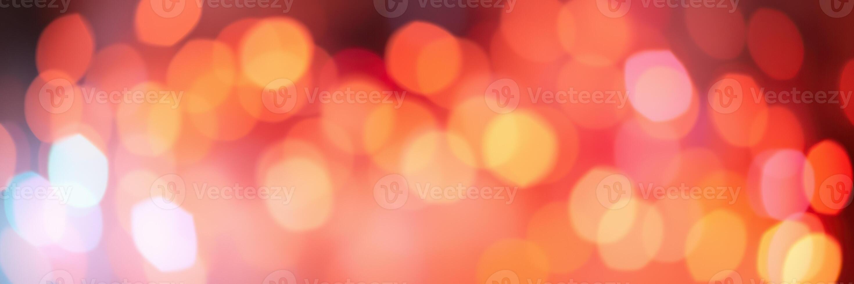 Colorful bokeh lights create a lively atmosphere at a festive celebration during the evening hours photo