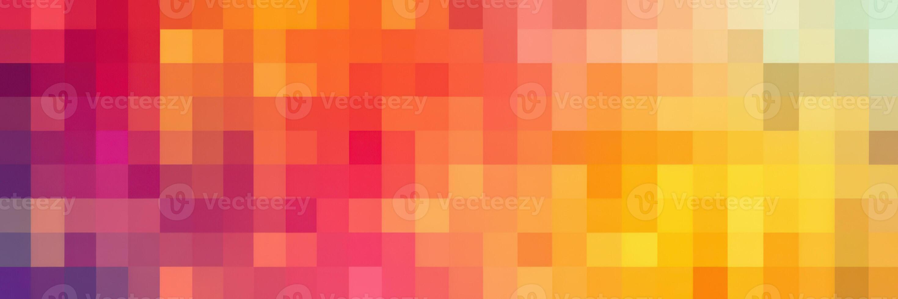 Colorful abstract background with pixelated patterns representing vibrant energy and creativity photo