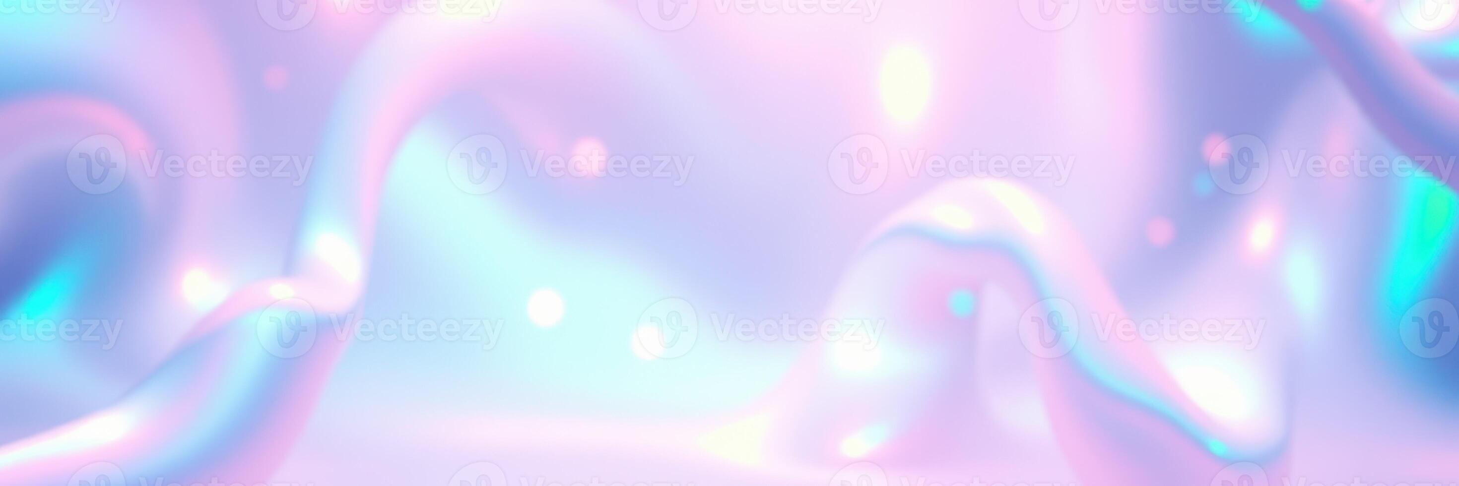 Colorful abstract waves create a dreamy atmosphere with soft light effects and fluid motion in the background photo