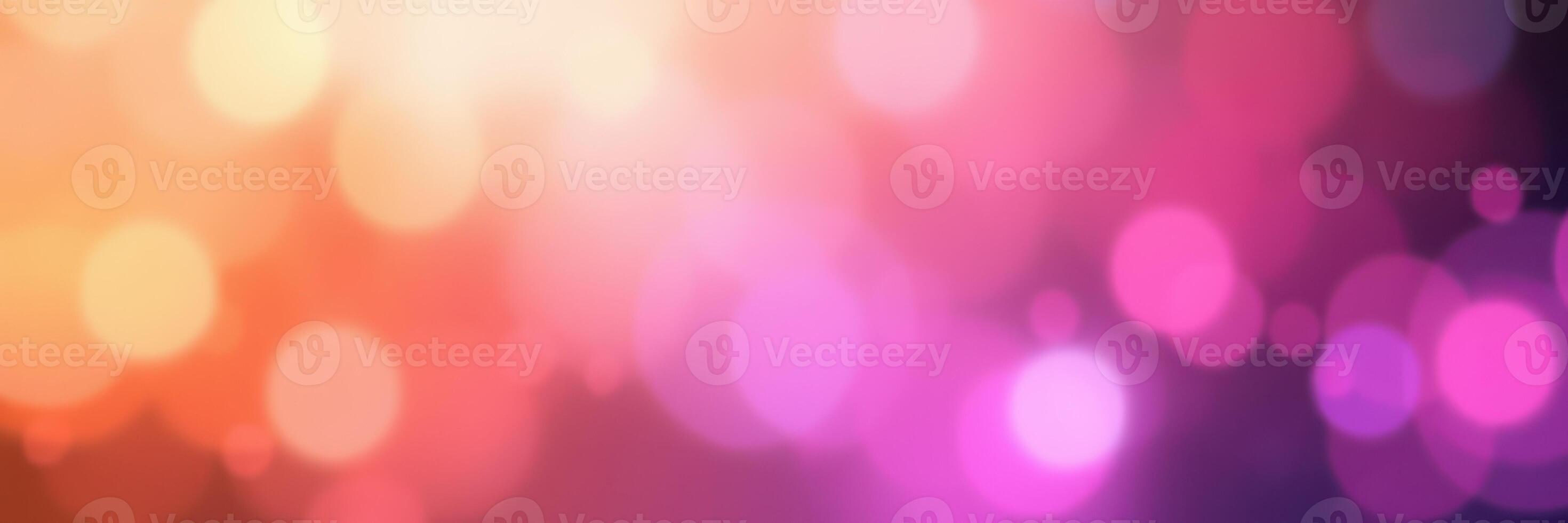 Colorful bokeh lights create a dreamy atmosphere in a soft focus background setting photo