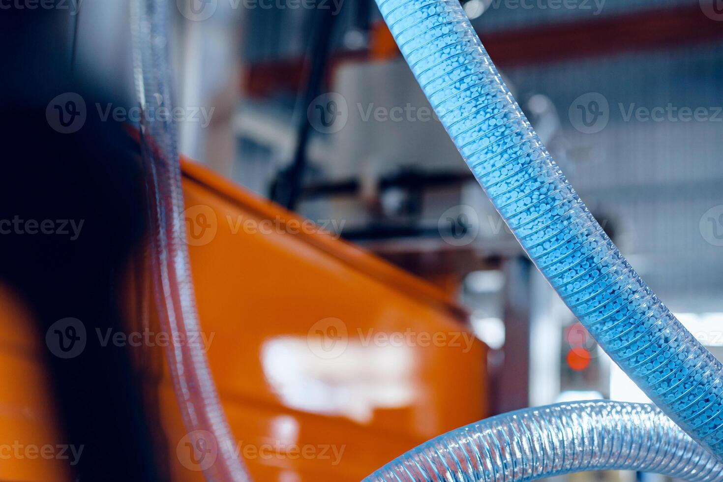 White Plastic Polymer Granules for cable production photo