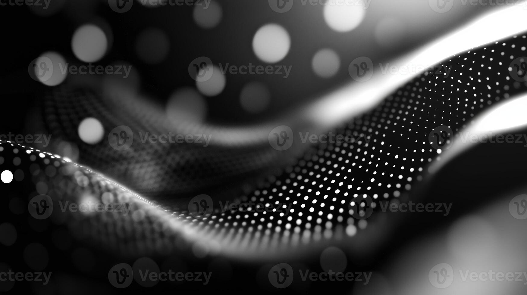 Patterns of light and shadow create a mesmerizing visual experience in a black and white abstract design photo