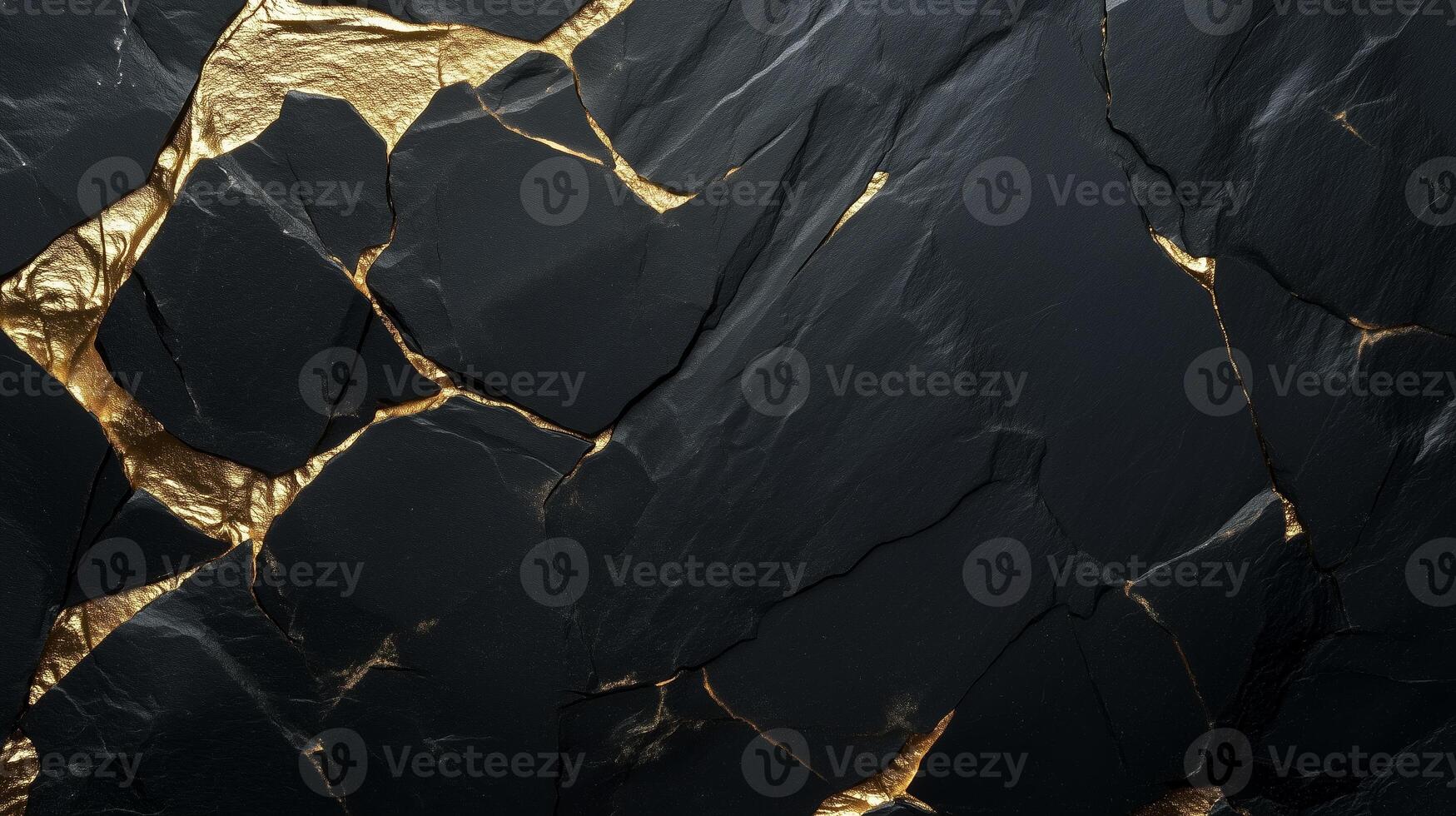 Elegant black and gold textured surface showcases luxury and sophistication in design elements photo