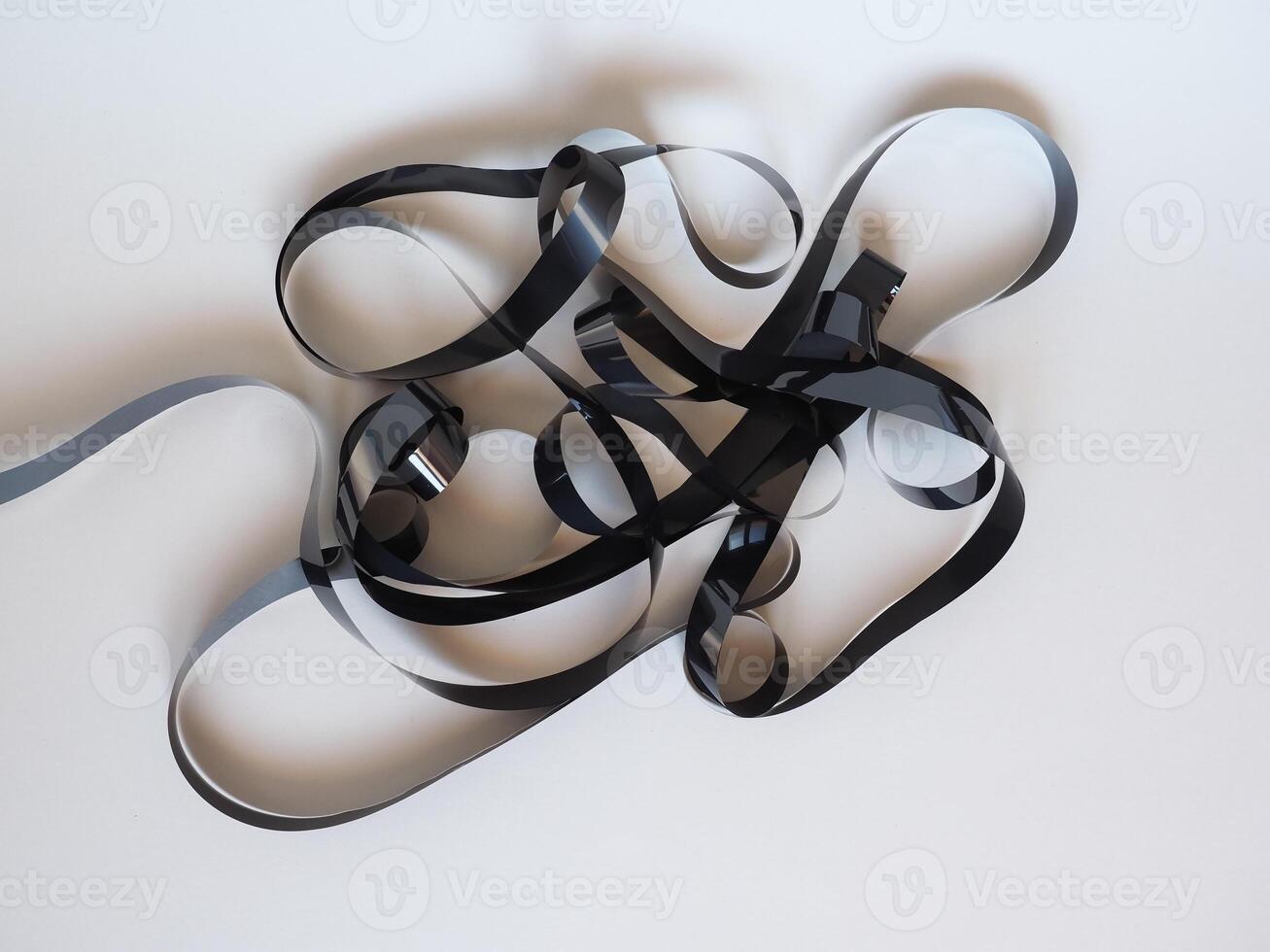 magnetic tape tangle photo