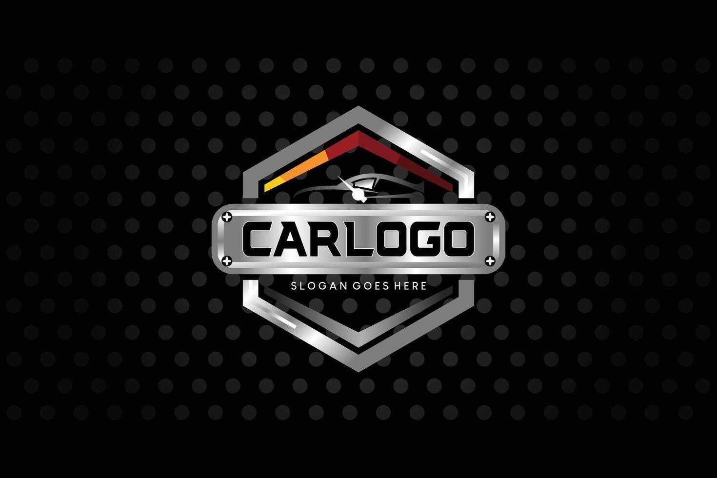 Modern abstract car automotive symbol logo, simple car design vector