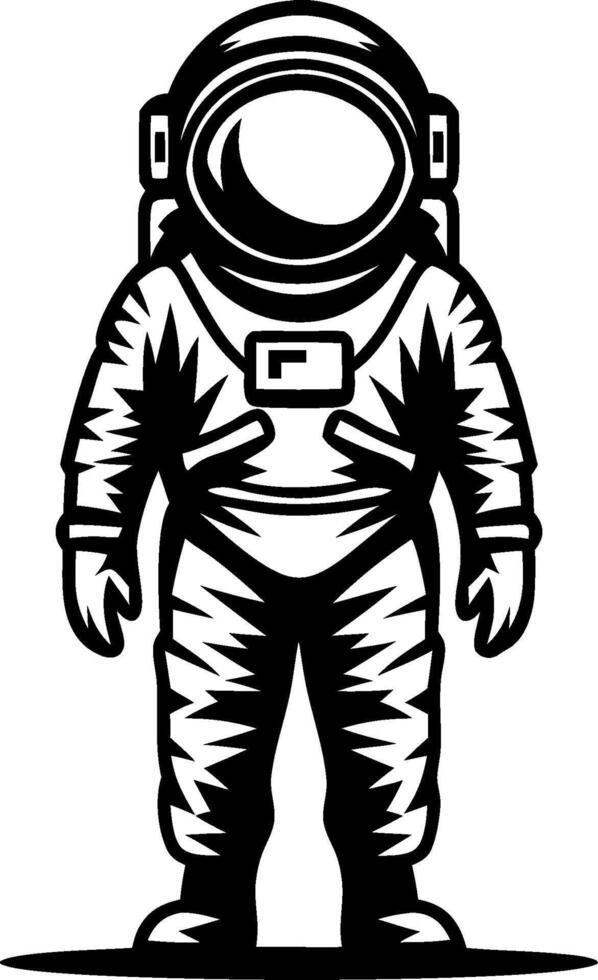Astronaut Illustration Space Suit Design for Science and Exploration Themes vector
