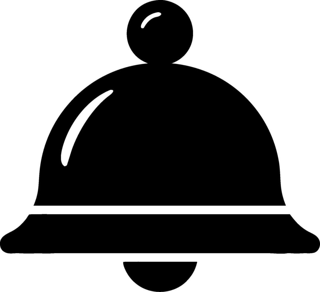 Classic Service Bell for Hospitality and Customer Service Concepts vector