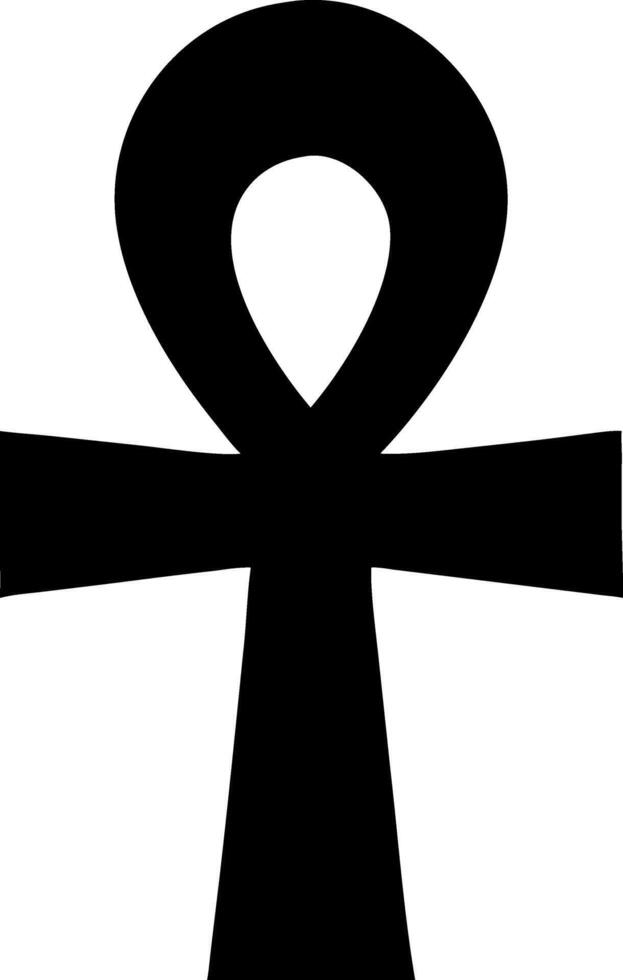 Egyptian Ankh Symbol Illustration Representing Life and Immortality vector