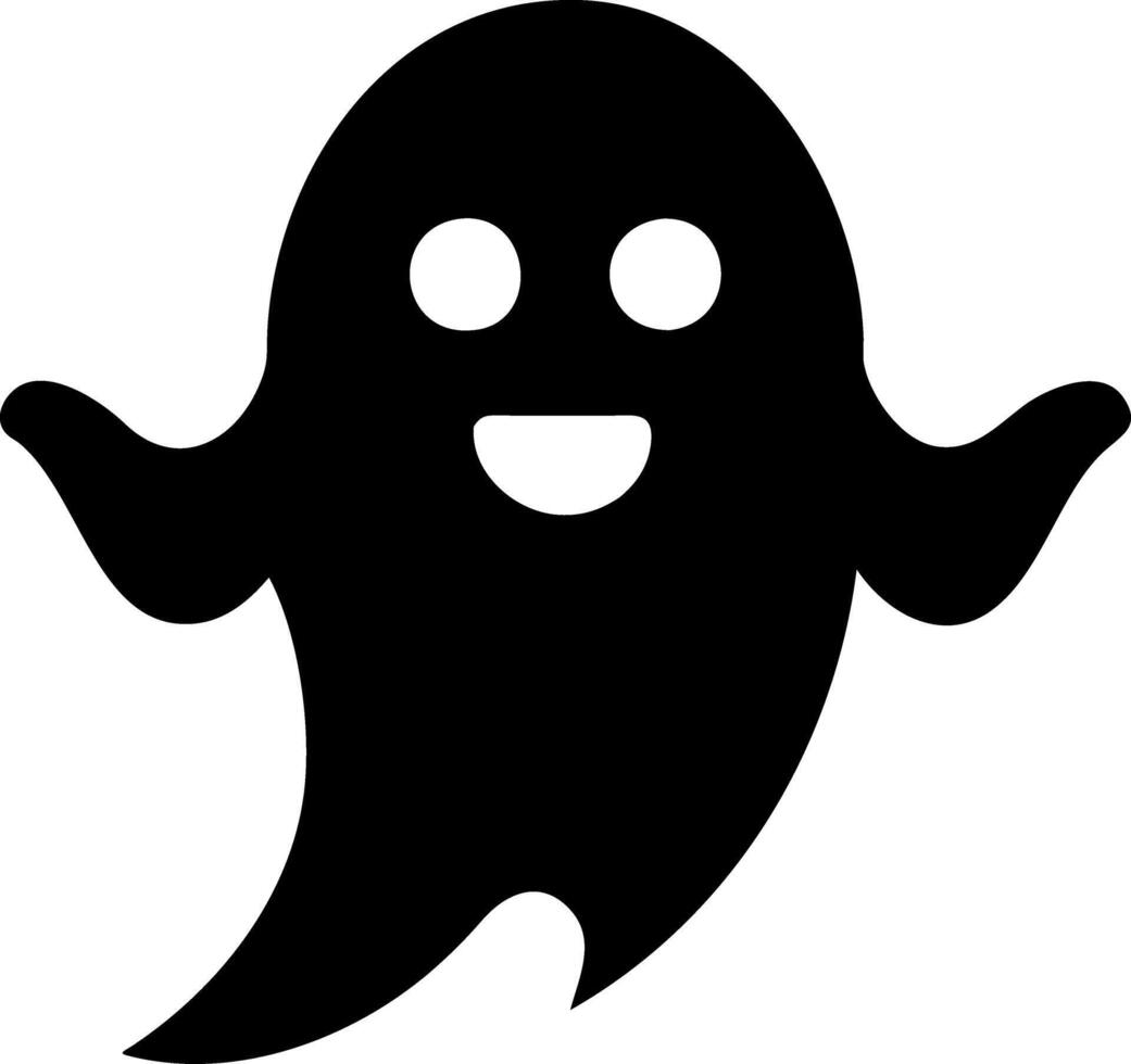 Friendly Halloween Ghost Illustration for Holiday and Party Decorations vector