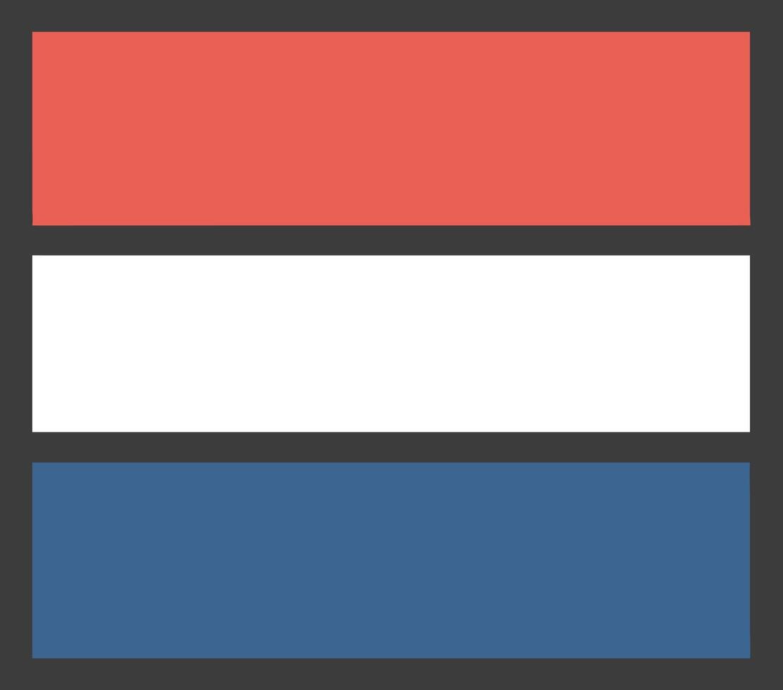 Netherlands National Flag Illustration for Educational and Design Use vector