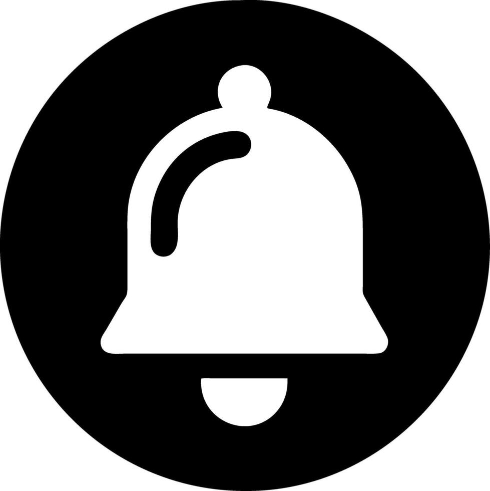 Notification Bell Symbolizing Alerts and Reminders for Interface Design vector