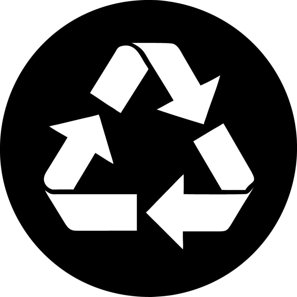 Recycling Symbol Illustration for Environmental Sustainability Concepts vector