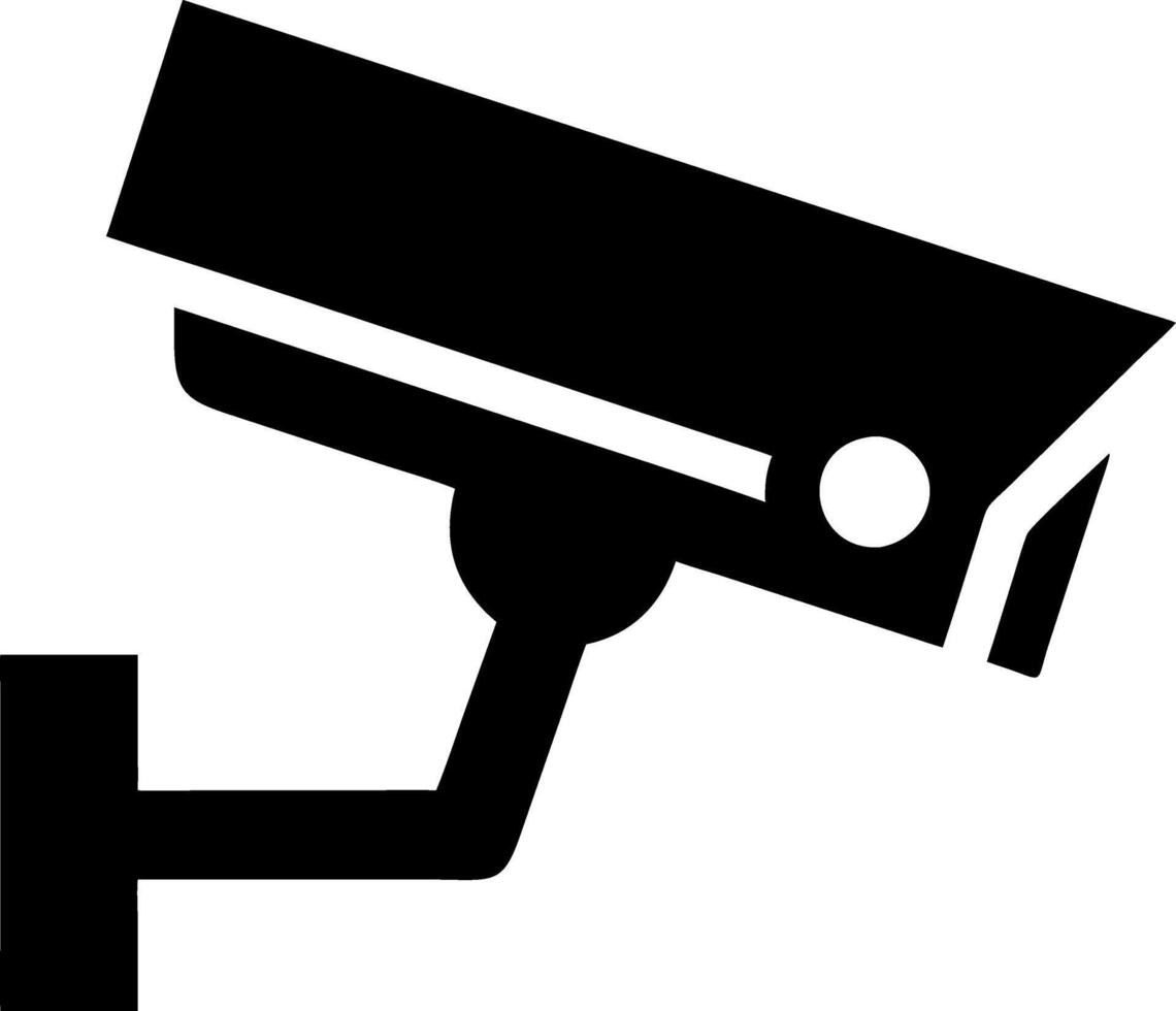 Surveillance Security Camera Illustrating Safety and Monitoring vector