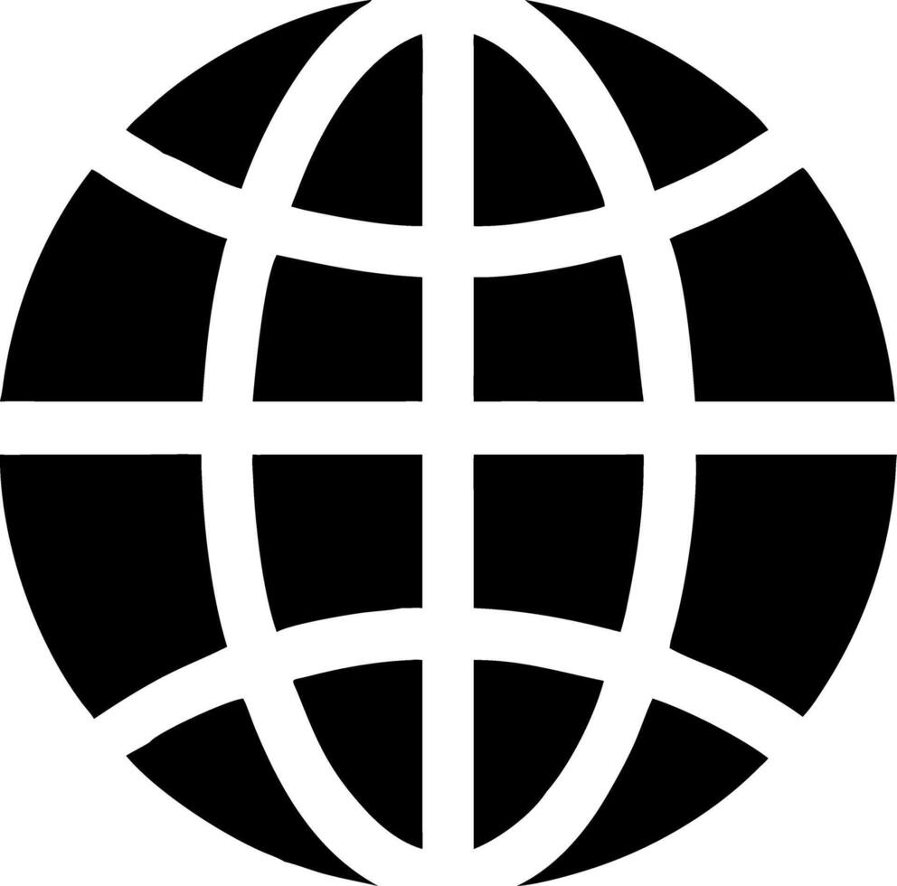 Globe Symbol International Connectivity and Global Communication Concept vector