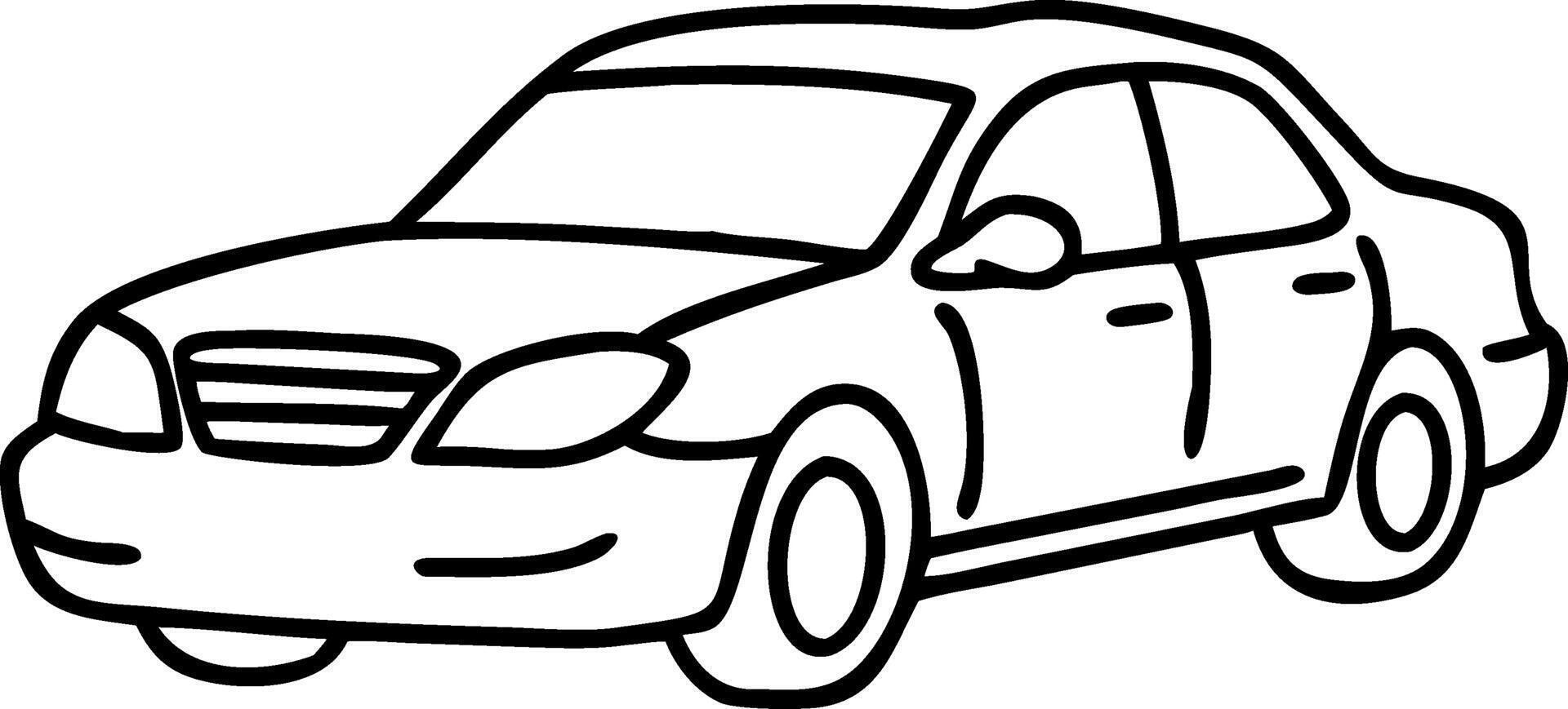 Illustration of Generic Sedan Car for Automotive Designs and Marketing vector