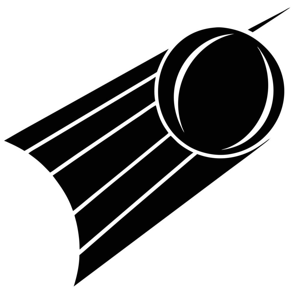 Tennis Ball Rolling on the Court Line vector
