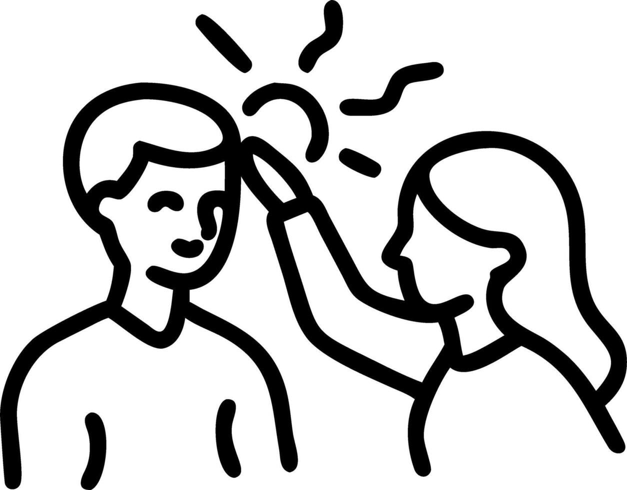 Applying the Bhai Dooj tika vector