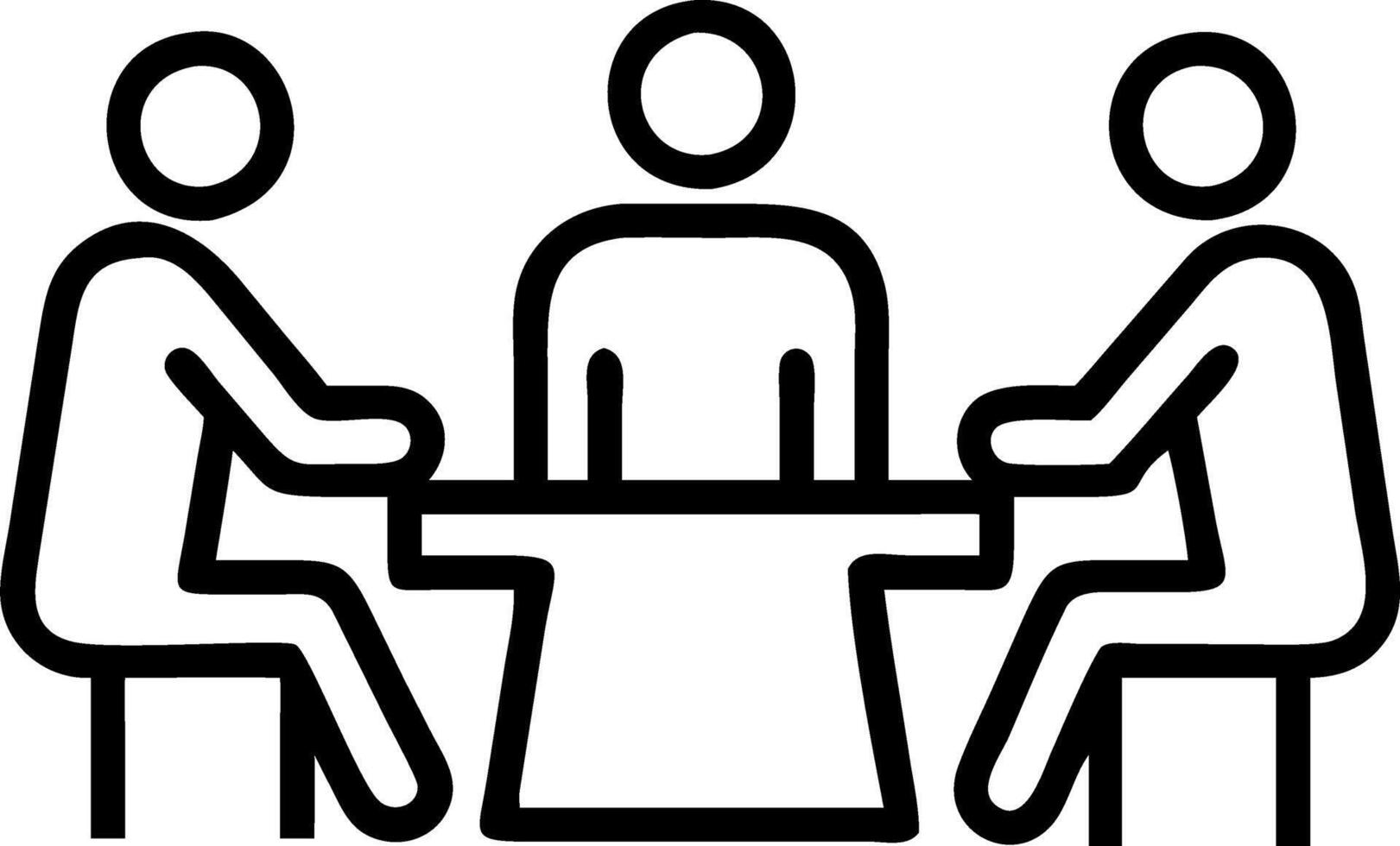 Candid Business Meeting Finalizing Acquisition Terms vector