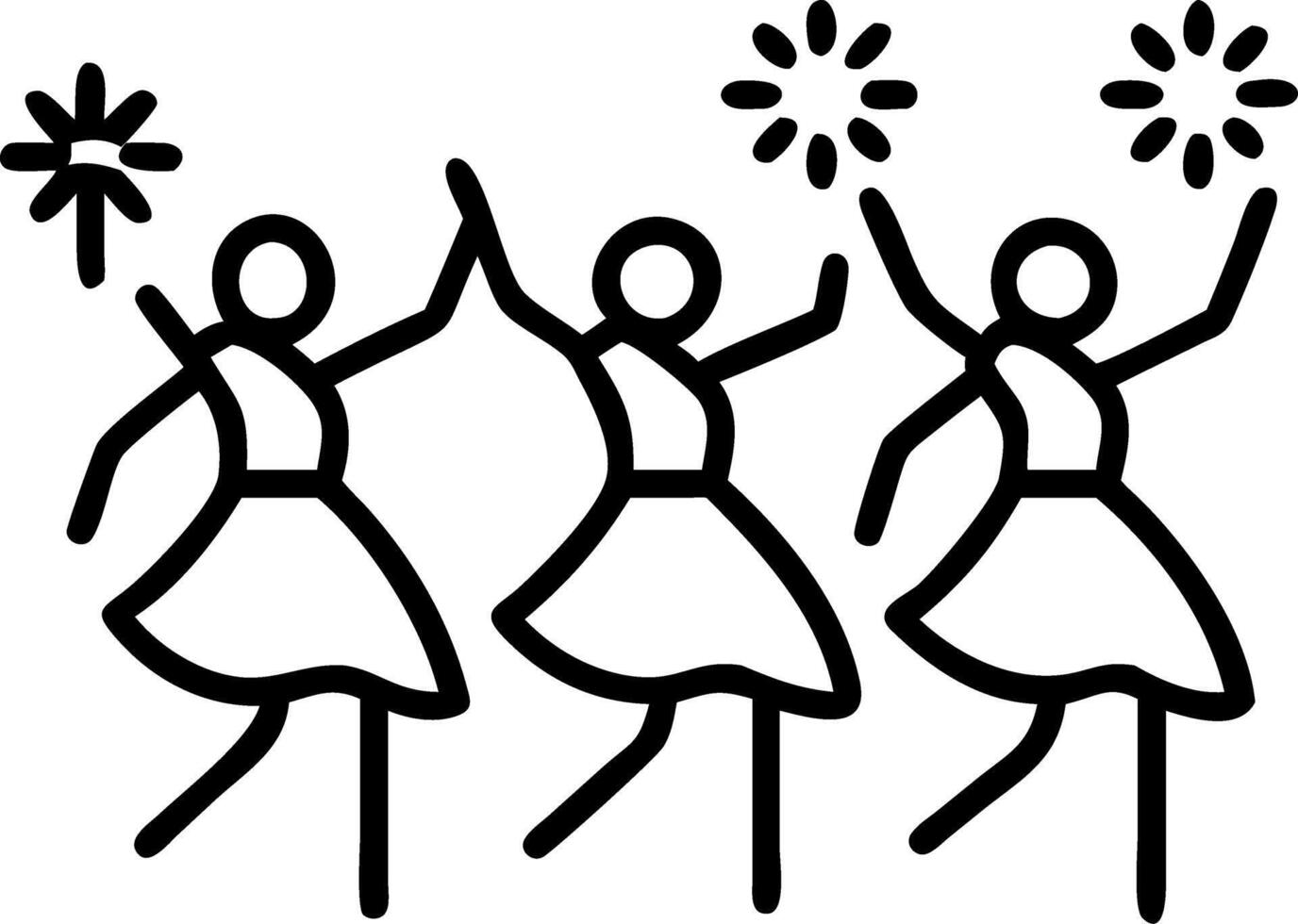 Candid Dance Practice vector