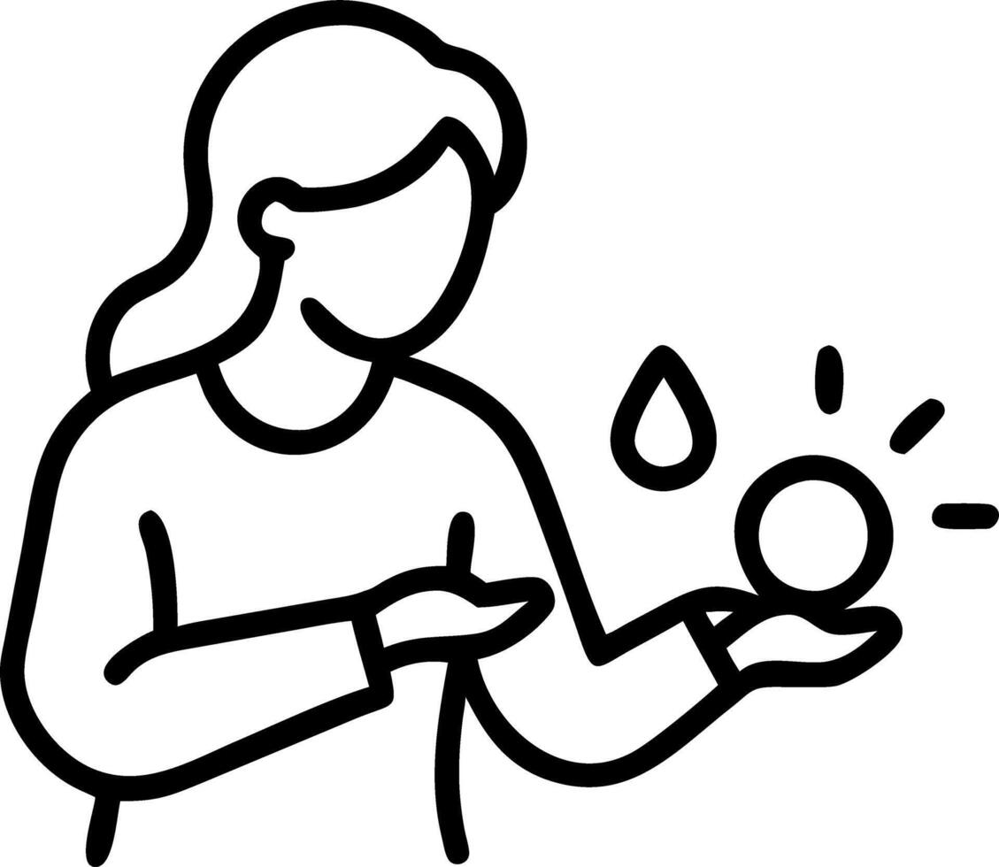 Candid Ritual Preparation vector