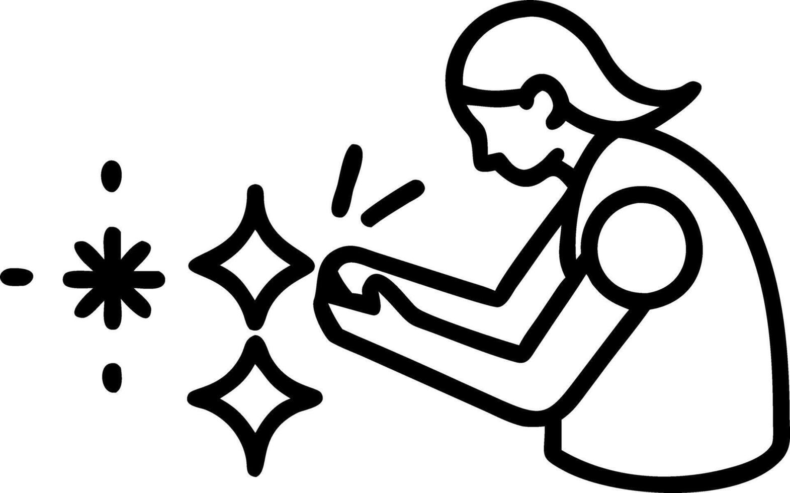 Candid Rangoli Creation vector