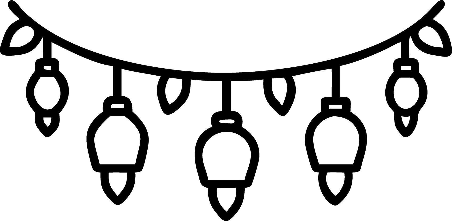 Diwali lanterns and torans border frame with celebratory wording offering ample copy space in the center vector