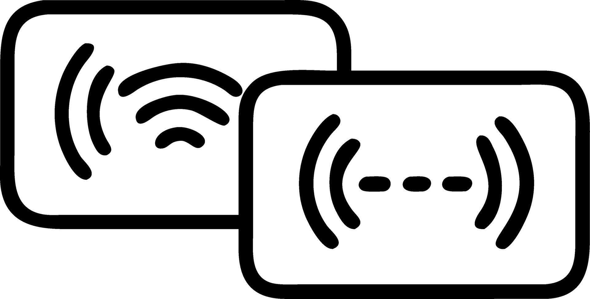 Glossy Background with Contactless Payment Icons vector