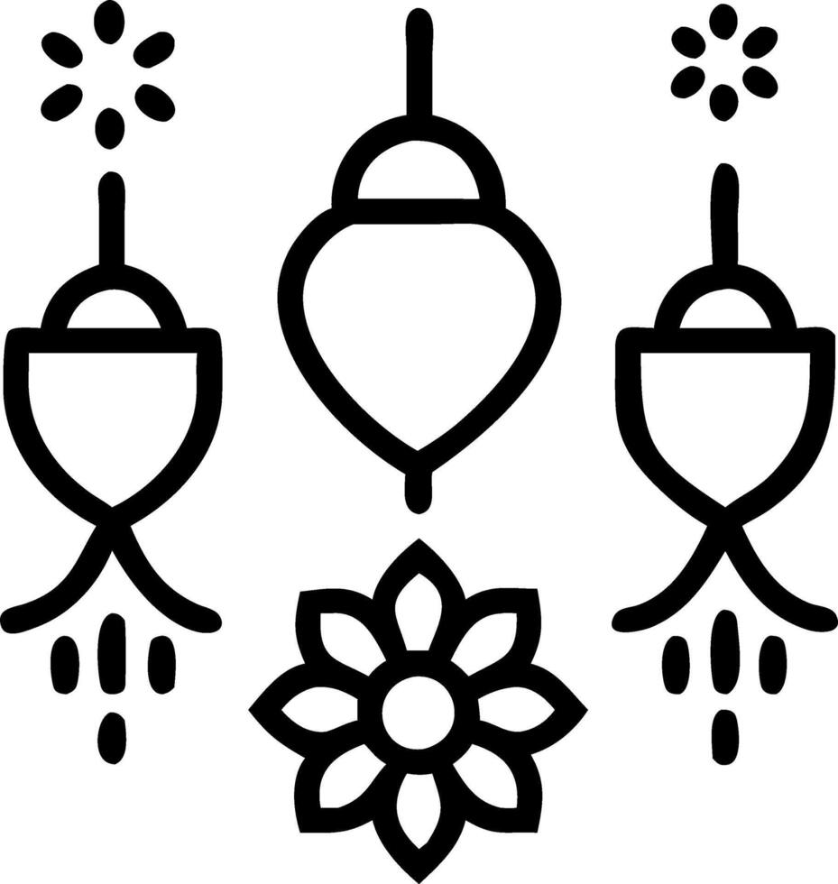 Glossy background with Diwali lanterns and mandala patterns capturing the cultural richness and festive energy of Diwali vector