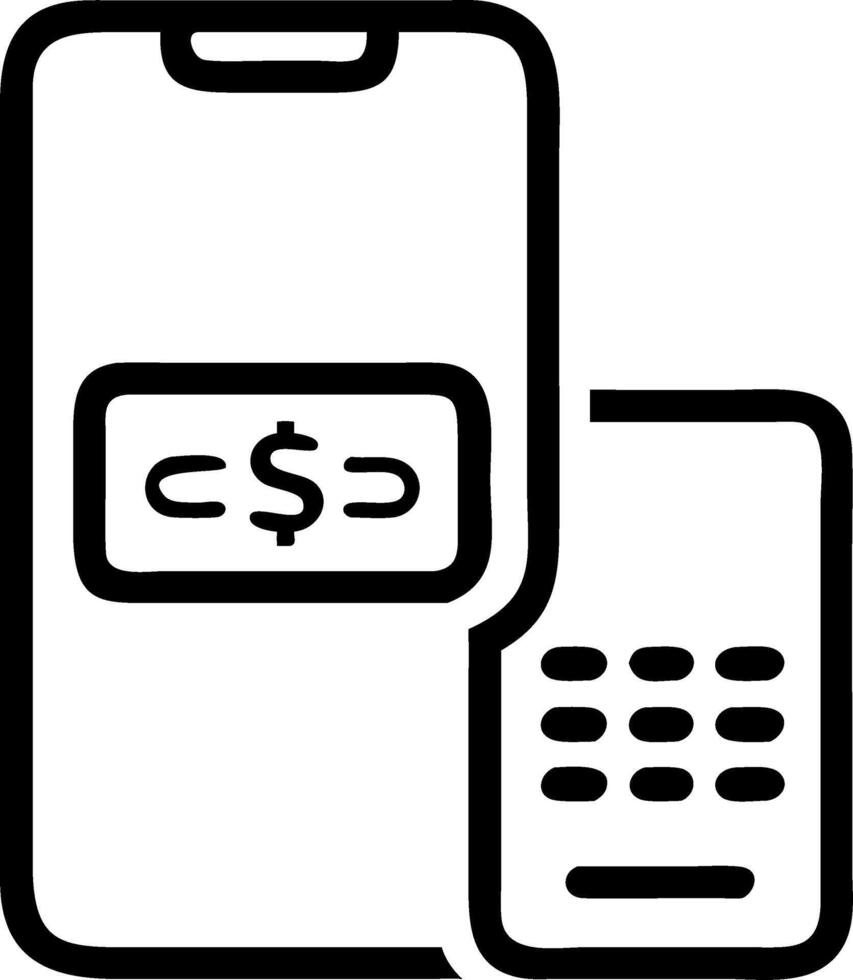 Glossy Background with Mobile Payment Icons vector