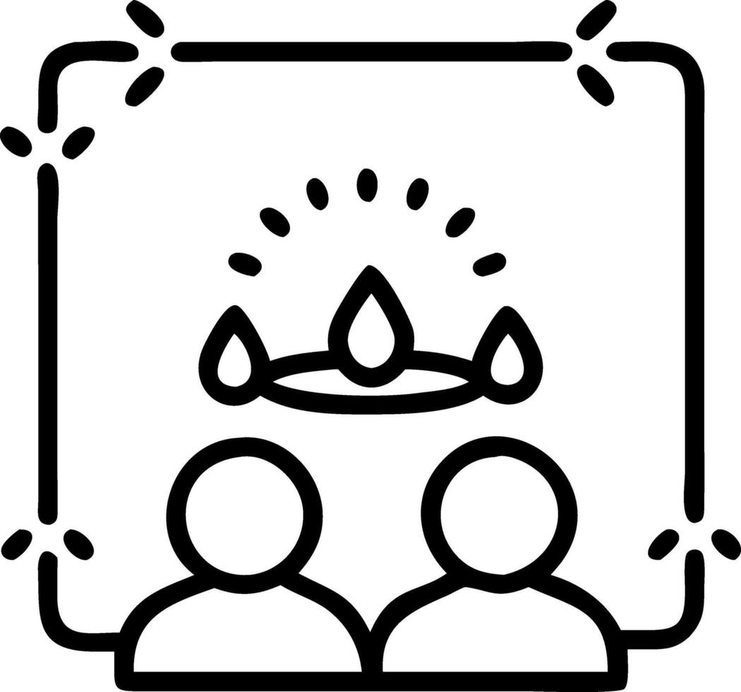 Glossy Bhai Dooj background with sibling interaction vector