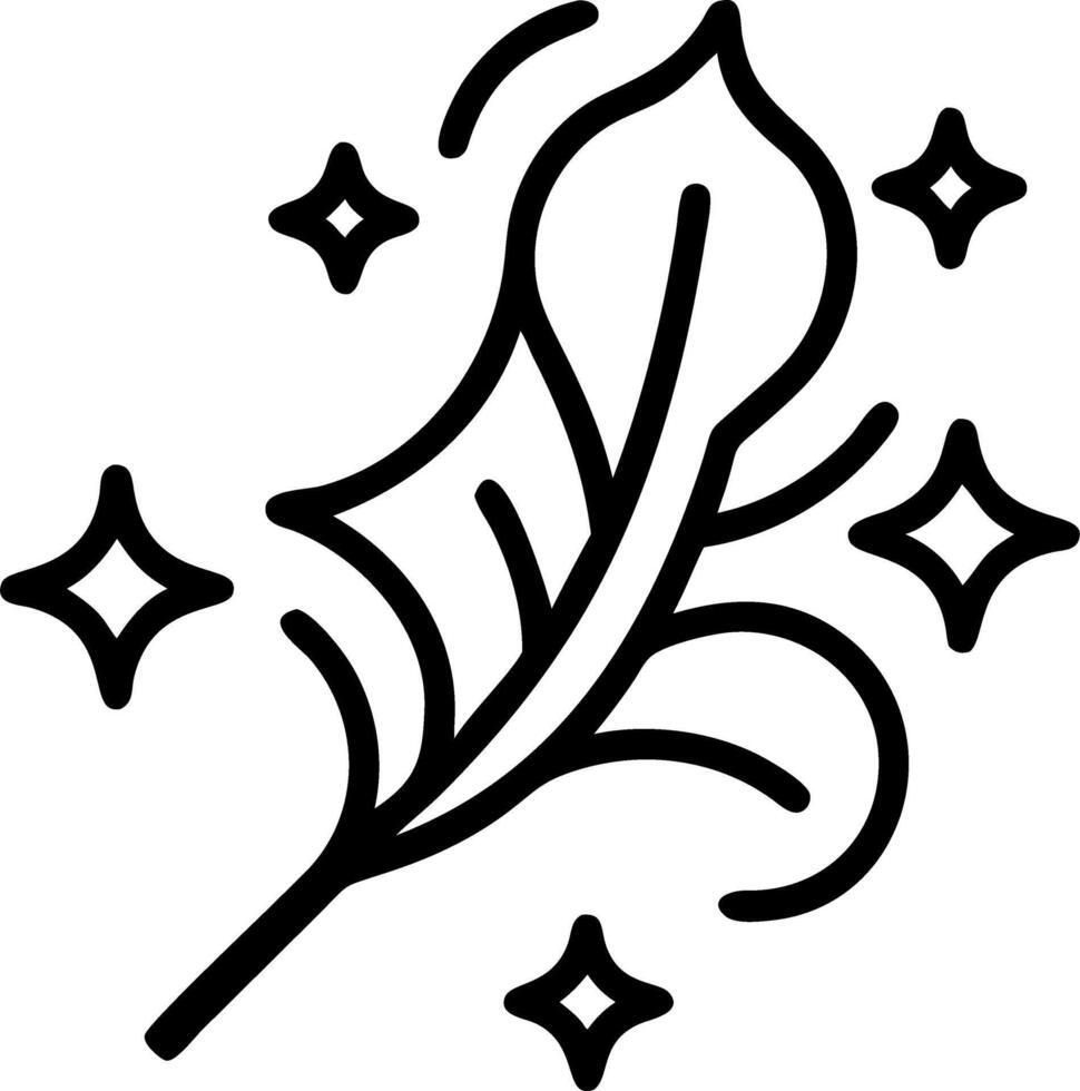 Isolated Peacock Feather and Sparklers vector