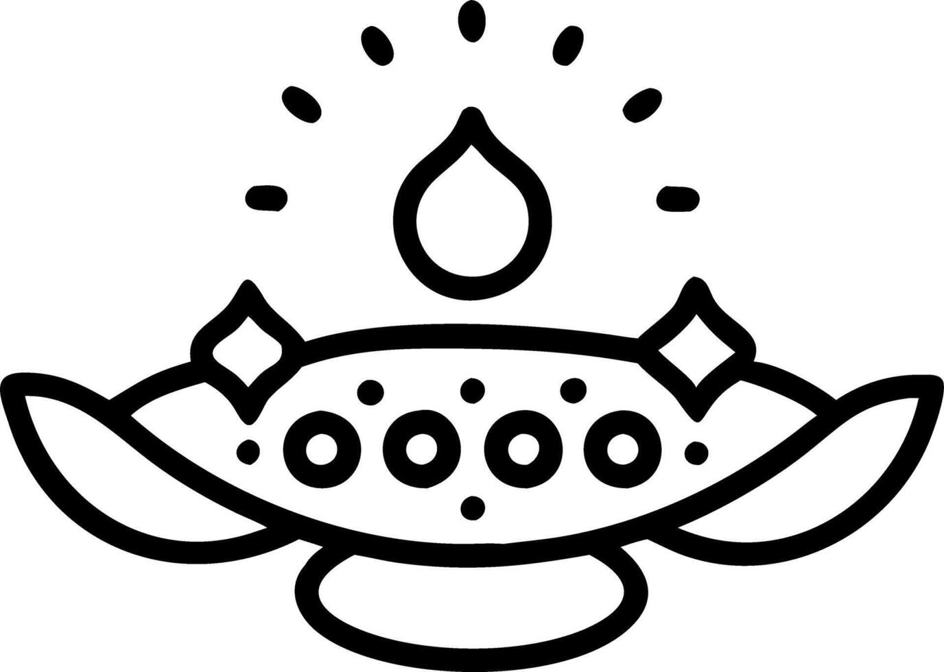 Macro shot of Bhai Dooj offering tray vector