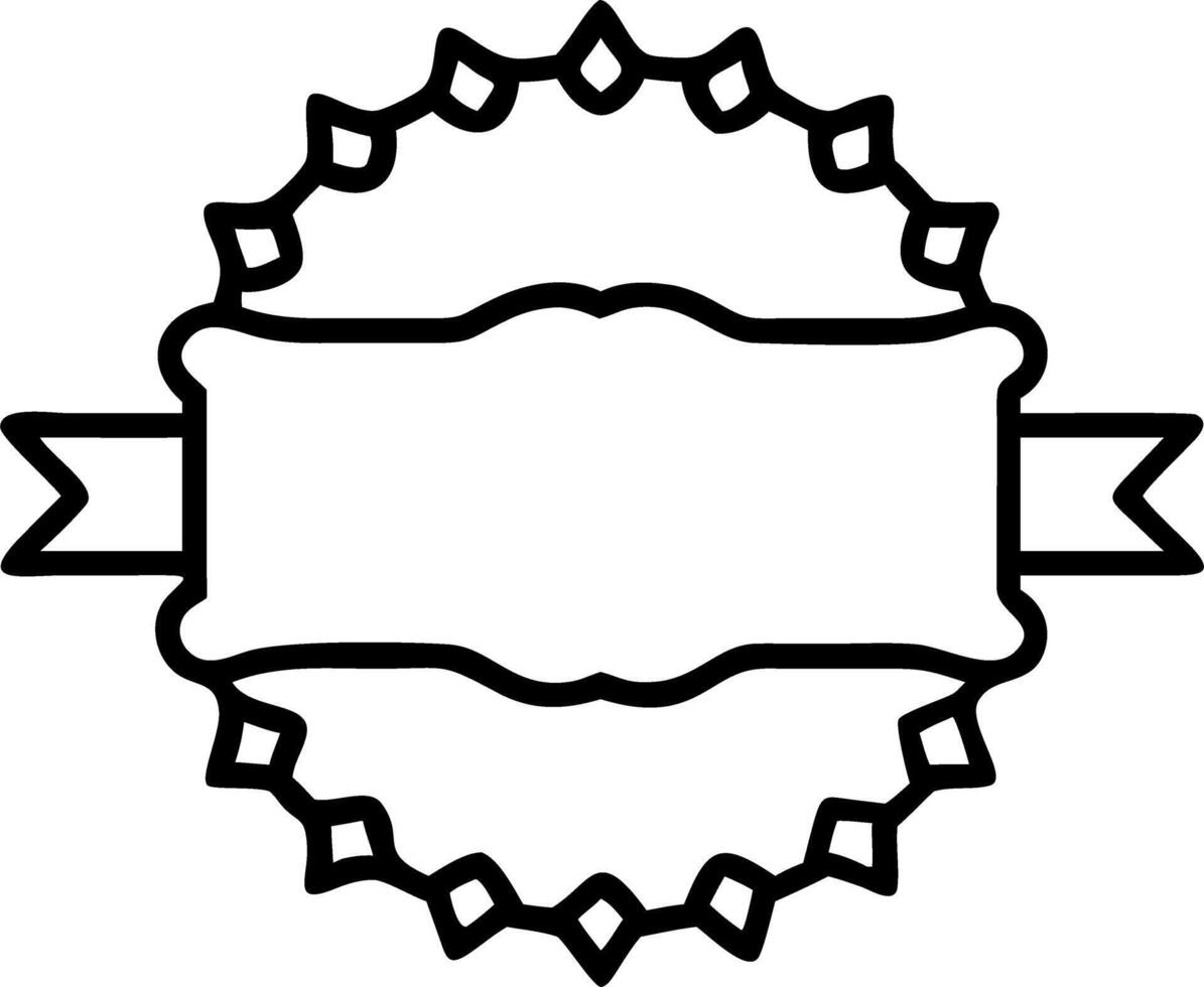 Rangoli and Festive Ribbon Border with Copy Space vector