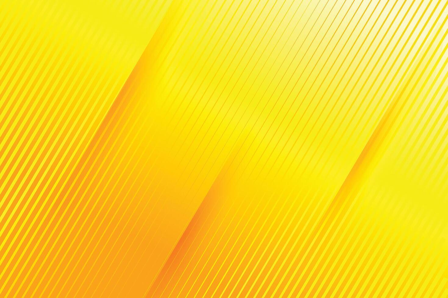 Abstract and modern lines yellow color gradient background template vector
