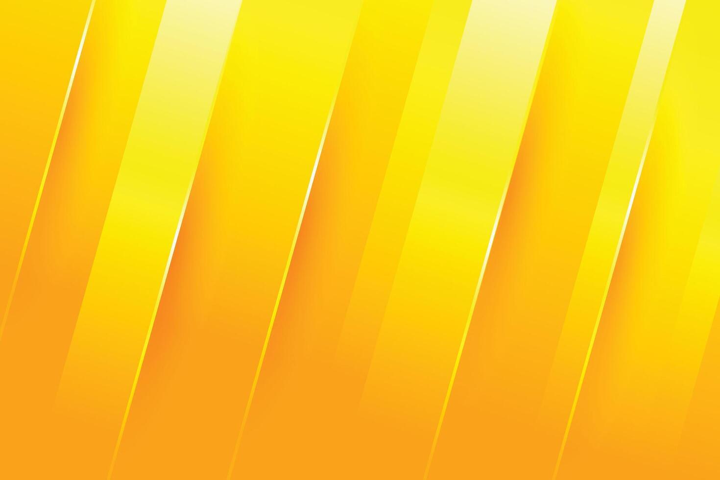 Abstract and modern yellow color gradient background template vector