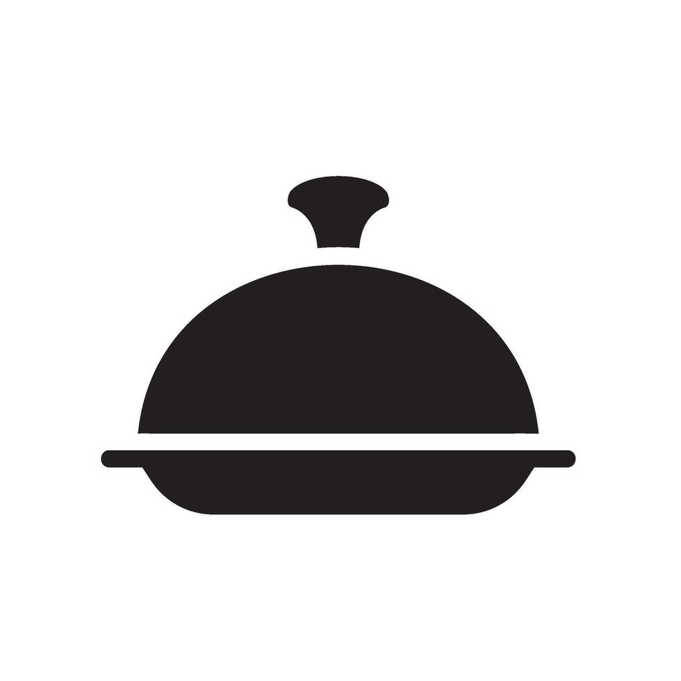 tray Glyph Icon White Background vector