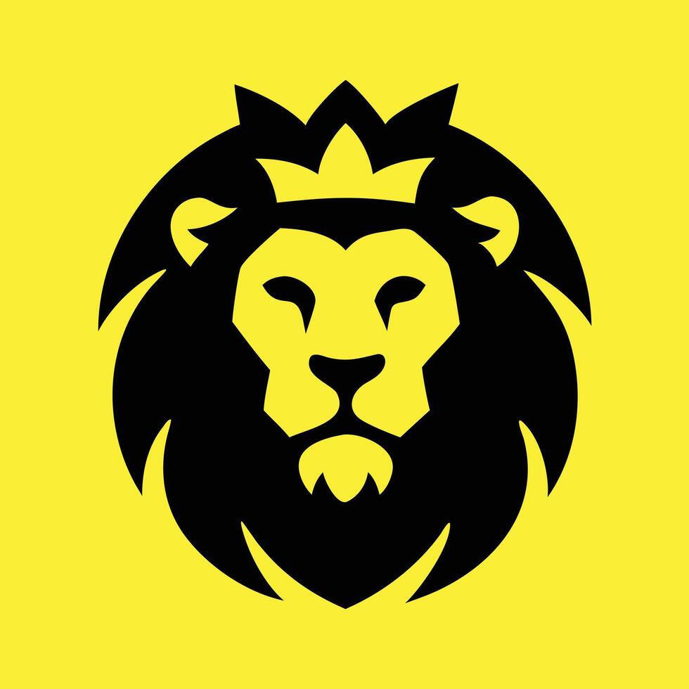 Lion Logo design Template. Lion Head Logo Icon illustration vector